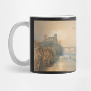 Majestic Castle Watercolor Painting Mug